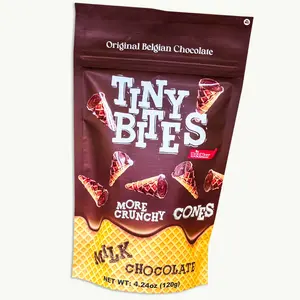 Tiny Bites Belgium Milk Chocolate Mini Waffle Cones 4.24oz