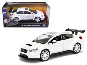 Mr. Little Nobody's Subaru WRX STI White "Fast & Furious F8: The Fate of the Furious" Movie 1/24 Diecast Model Car Jada