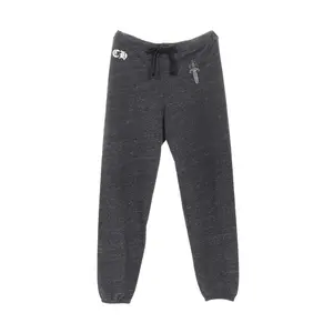 Pre-owned Chrome Hearts Cotton Small Leather Goods Dagger Print Polyester Pants