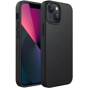 Silicone Case for iPhone 17pro 16 15 14 Plus 13 Pro 12 Pro Max, Silky-Soft Touch Full-Body Protective Phone Case, Shockproof Cover with Microfiber Lining