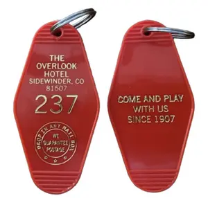 Red Gold Overlook Hotel Keytag/Keyfob