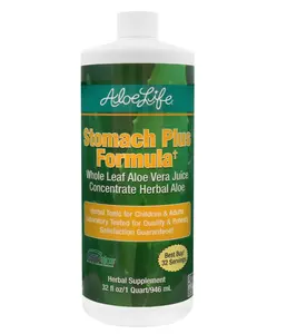 Aloe Life Stomach Plus Healthcare Dietary Supplement - Edible Aloe Leaf Concentrate, Fast-Acting, Supports Healthy Digestion, Soothes Gas/Bloating/Nausea, Gluten-Free for Adults