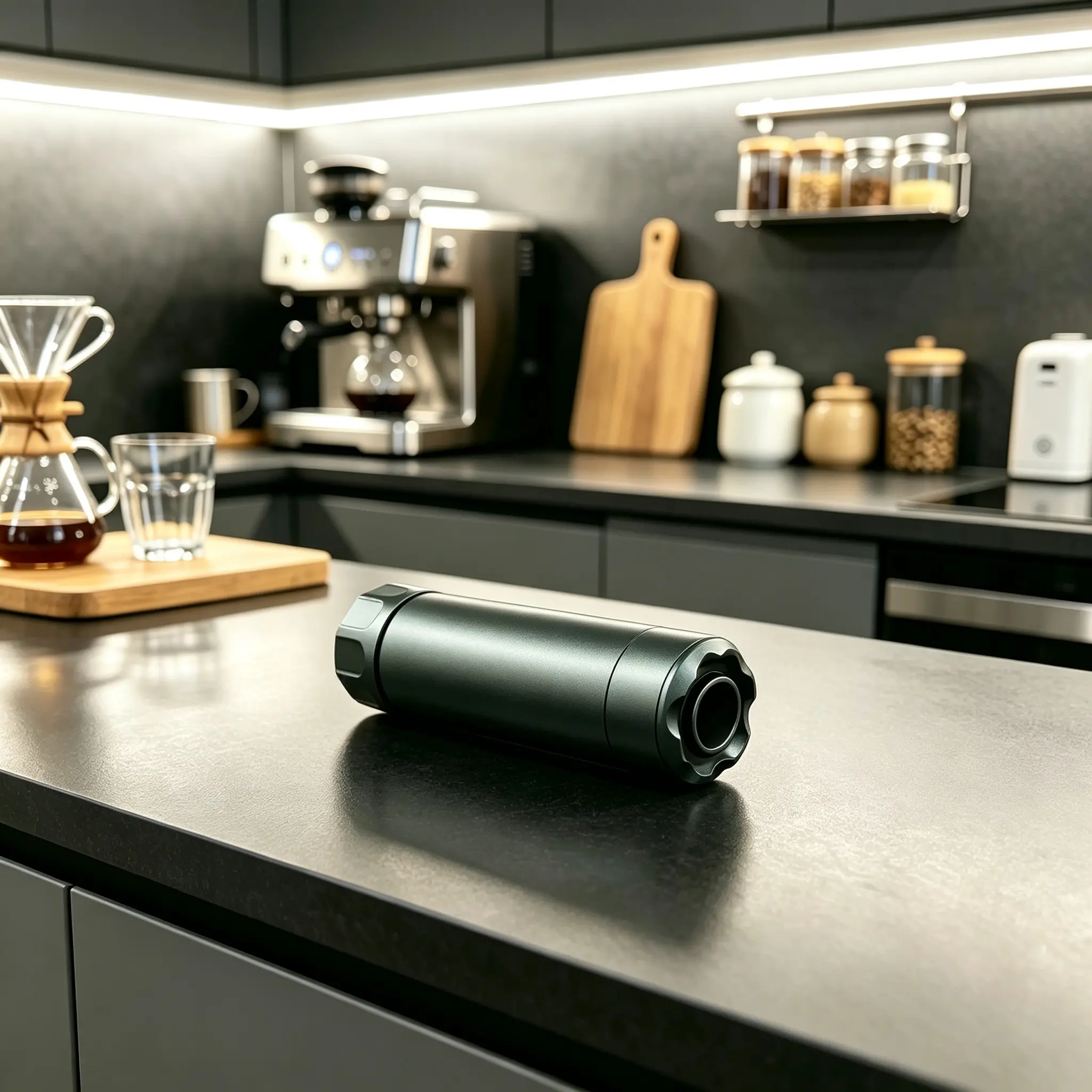 SOCOM Noise-Reduction Kitchen Tool for Coffee & Tea Preparation