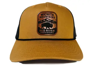Customizable - Personalized Leather Patch Trucker Hat