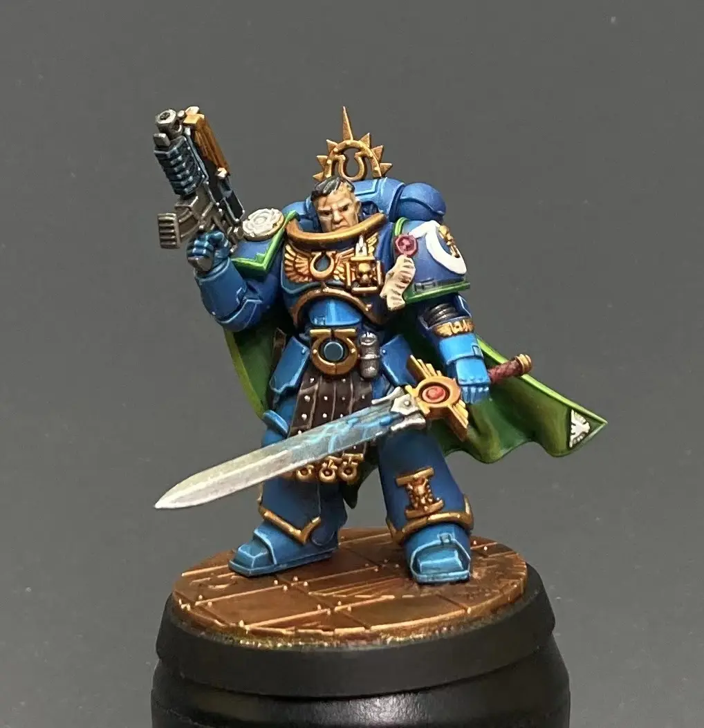 Ultramarines Captain Uriel Ventris Warhammer 40k Pro Painted Space Marines Miniatures Commission