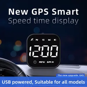 2026 Upgrade G4S GPS HUD Speedometer - Heads-Up Display with Speed, Time & Compass for All Cars