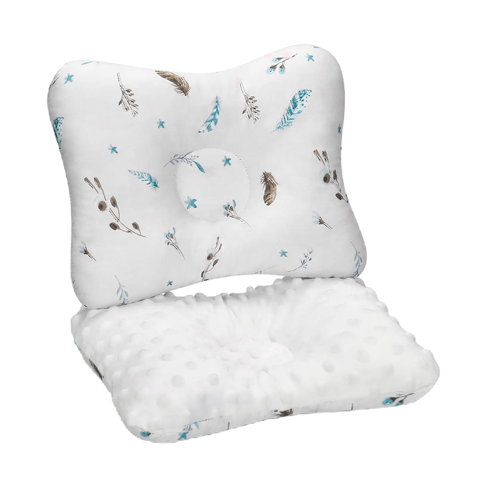 Unisex Baby Pillow, Hypoallergenic Airmesh Breathable Cool Cotton, Control Sweat, Ideal for Travel, Small, Car, Travel, MultiFunctual Small Decor Pill