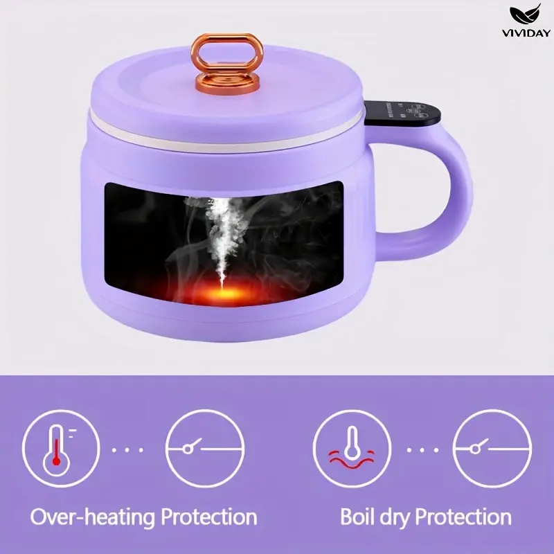 VIVIDAY|Mini Electric Pot] VIVIDAY 1.6L Mini Electric Cooking Pot 