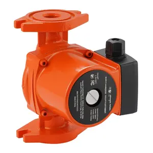 F-15-58FC Cast Iron Circulator Pump For Hot Water Circulation System, 1/9 HP, 17 GPM, Energy Efficient Durable Cast Iron Body, Quiet Operation, 120V, Suitable For Residential Hot Water Recirculation, Replacement Component