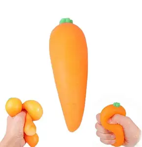 Ultra soft 5-inch carrot squishy toy! Ideal for stress relief and sensory play for all ages. It’s a fun DIY fidget toy and an adorable gift choice for any occasion.