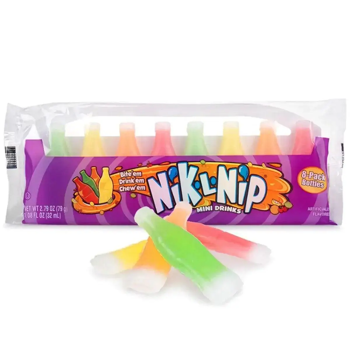 Nik-L-Nip Wax Candy Bottles