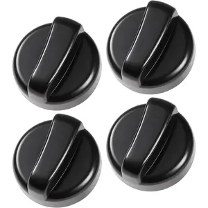 Outdoor Heater Replacement Parts, Patio Heater Control Knob(4 pieces included),Suitable for  Outdoor Round Stand Up  Heater, Pyramid Patio Heater and mini heater, Plastic Knob Control