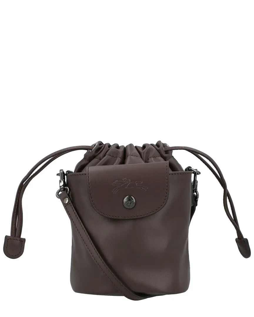 Longchamp Le Pliage Xtra XS Leather Bucket Bag