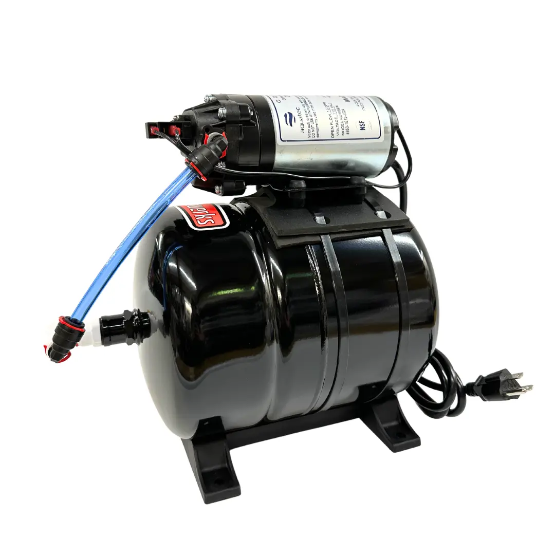 1.5 GPM Water Pump System for Espresso Coffee Machines by Caffewerks // Medium Volume System 