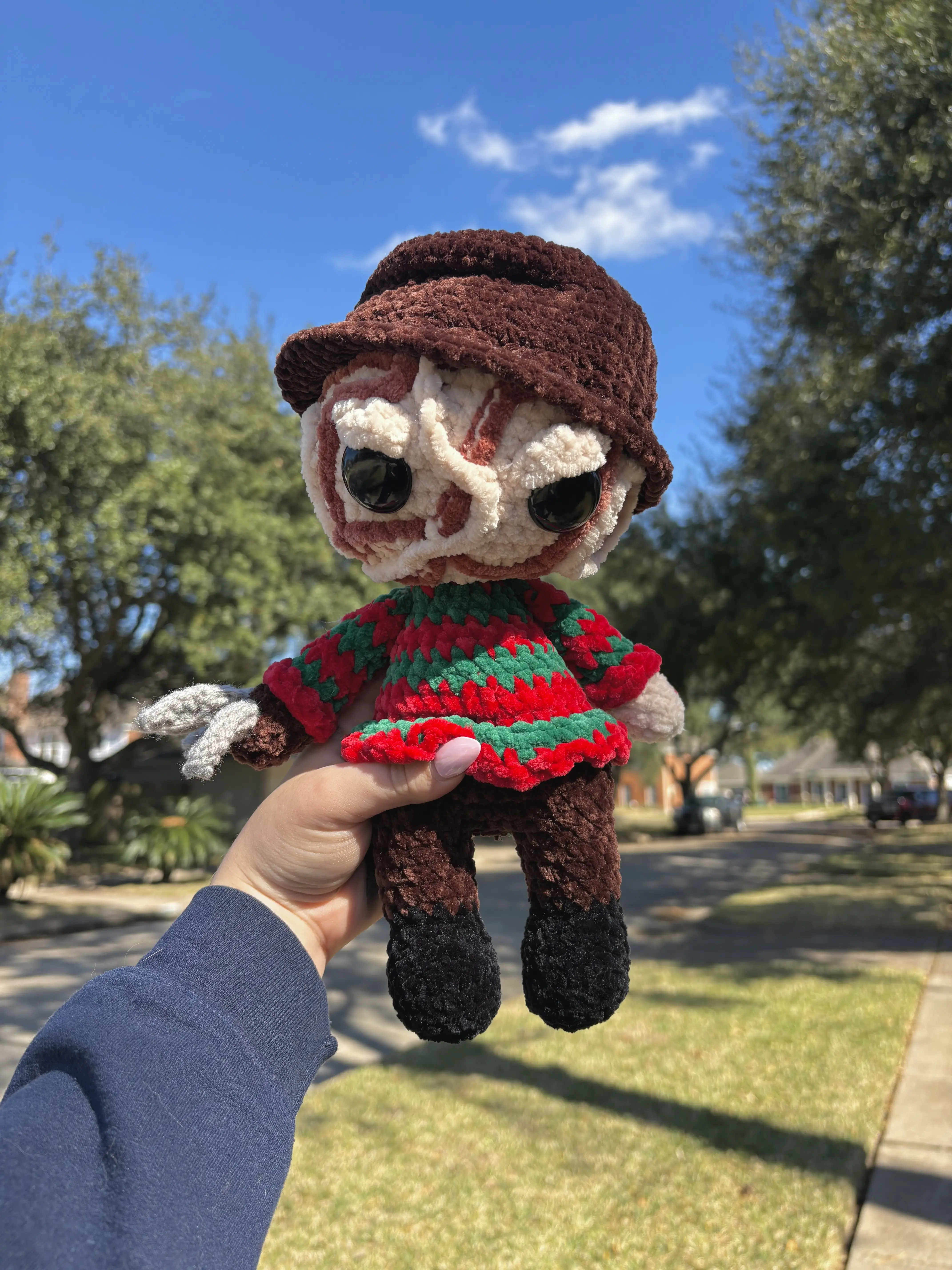 Handmade Crochet Freddy Krueger