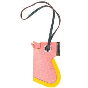 Pre-owned HERMÈS Epsom Leather Bag Accessories H25121611 Hermes Camail Charm