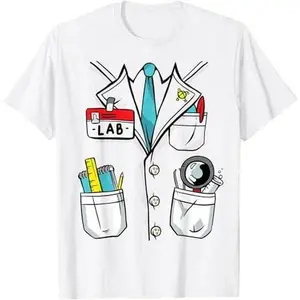 Cute Scientist Halloween Kids Costume Future Chemist Science T-Shirt
