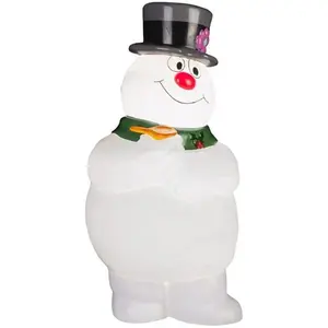 Warner Brothers 9086233 2 ft. Incandescent Frosty with Scarf Blow Mold, White