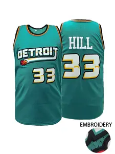 Men's Basketball Jersey,Number 33 Embroidered Quick Dry Lightweight Jersey Sports Wear,Jersey Shirts,Casual Loose Fit Outdoor Athletic Shirt for All Seasons