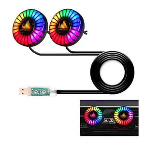 Rhythm Lights, Ambient Music Lighting Car Atmosphere Light, RGB Colors Adjustable, Automobile Interior Lighting, Enhance Your Drive Experience