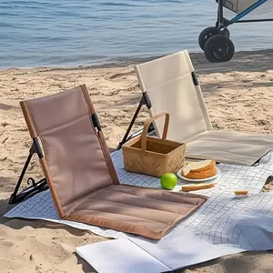 Ultra Lightweight Portable Outdoor Folding Chair, Camping Backrest Chair, Beach Chair Foldable, Oxford Fabric and Aluminum Frame, Ideal for All Seasons Outdoor Activities and Picnics
