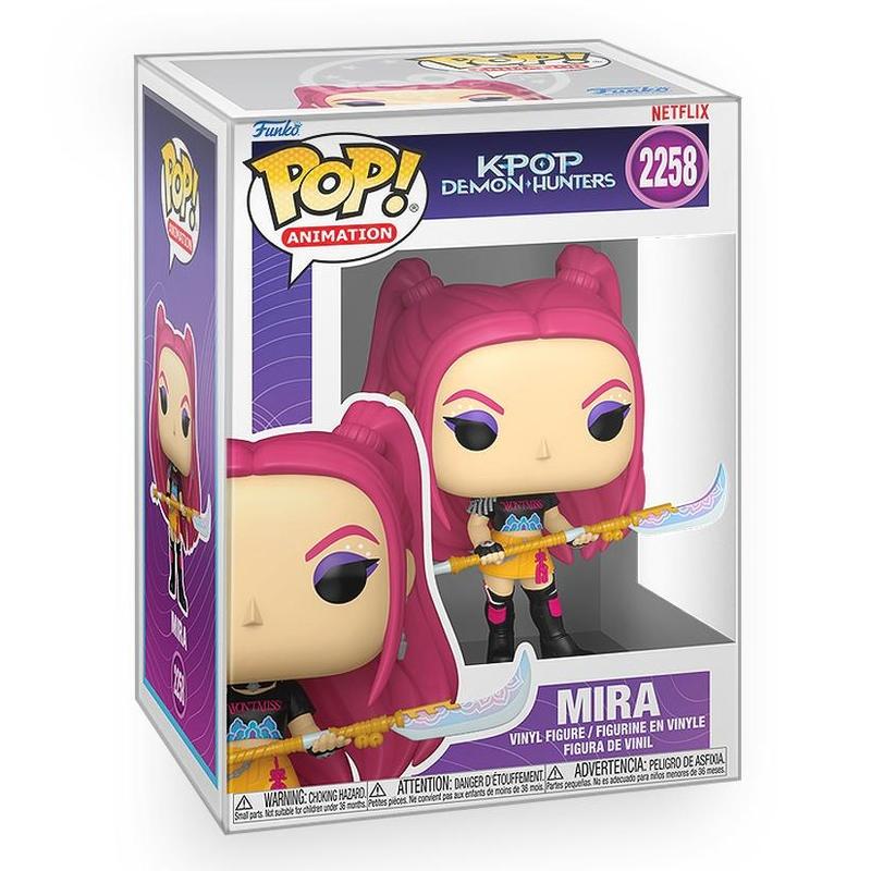 Funko POP KPop Demon Hunters - Mira Huntr/x Vinyl Figure with Epic Collectibles Premium Box Protector Included