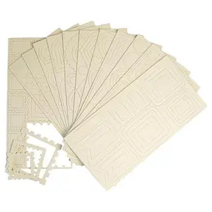 Crafts & Sewing Kingston Crafts Chipboard Frames and Shapes - Set of 334