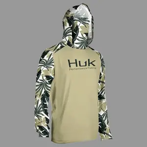 2026 New Fishing Hoodie Quick-Dry Sun-Protective Sweatshirt Summer New Outdoor Hooded Long-Sleeve Fishing Clothes Men's Sun-Protective Clothing pro shirt