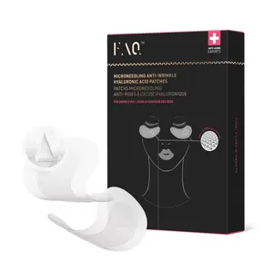 FAQ Microneedling Anti-Wrinkle Hyaluronic Acid Patches For Under Eyes - Under Eye Patches for Puffy Eyes & Dark Circles - Instant Results - Travel-friendly - 3x2 pcs.