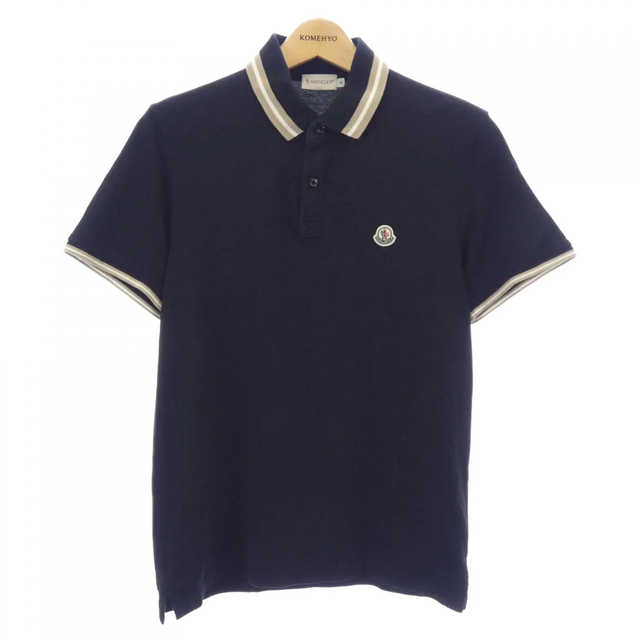Pre-owned MONCLER Cotton Small Leather Goods Polo Shirt