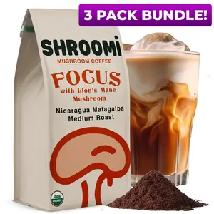 SHROOMI Coffee – 3 Pack (Best Value) - Medium Roast