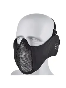 Outdoor Half Face Mask, Cosplay Game Mask, Movie Shooting Costume Mask, Breathable and Comfortable, Single Piece