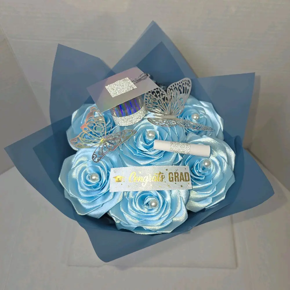 Graduation Roses Bouquet, Congrats Grad Gift for Graduates