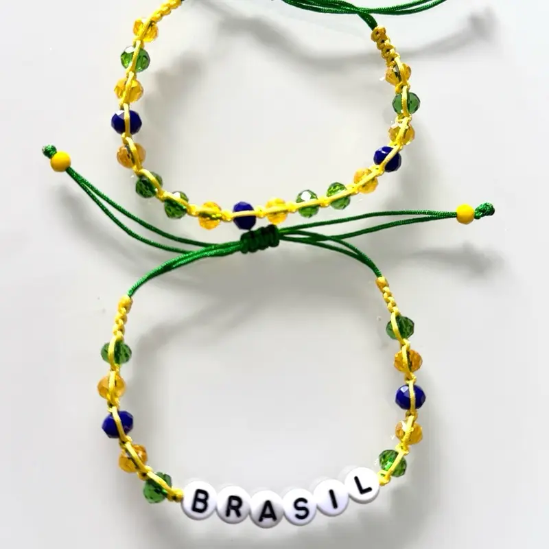 Brasil Brazil Adjustable Bracelets