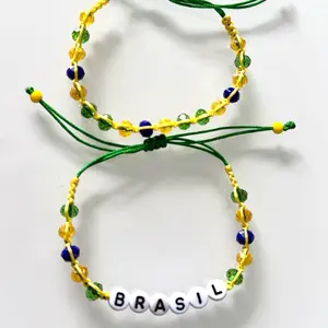 Brasil Brazil Adjustable Bracelets