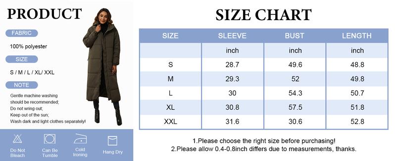 Tankaneo Women Long Quilted Coat Hooded Maxi Length Long Sleeve Puffer Jacket Padded Coat Winter Outerwear #Coldweather #TikTokShopHolidayHaul #TikTokShopJumpstartSale