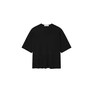 Merino SS Sweater Tee "Jet Black" 192SP256480F