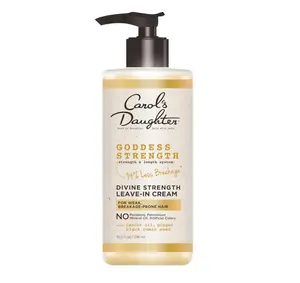 Carol's Daughter Goddess Strength Leave In Conditioner Cream, 10 Fl Oz - Strengthening and Moisturizing for Wavy, Curly Hair