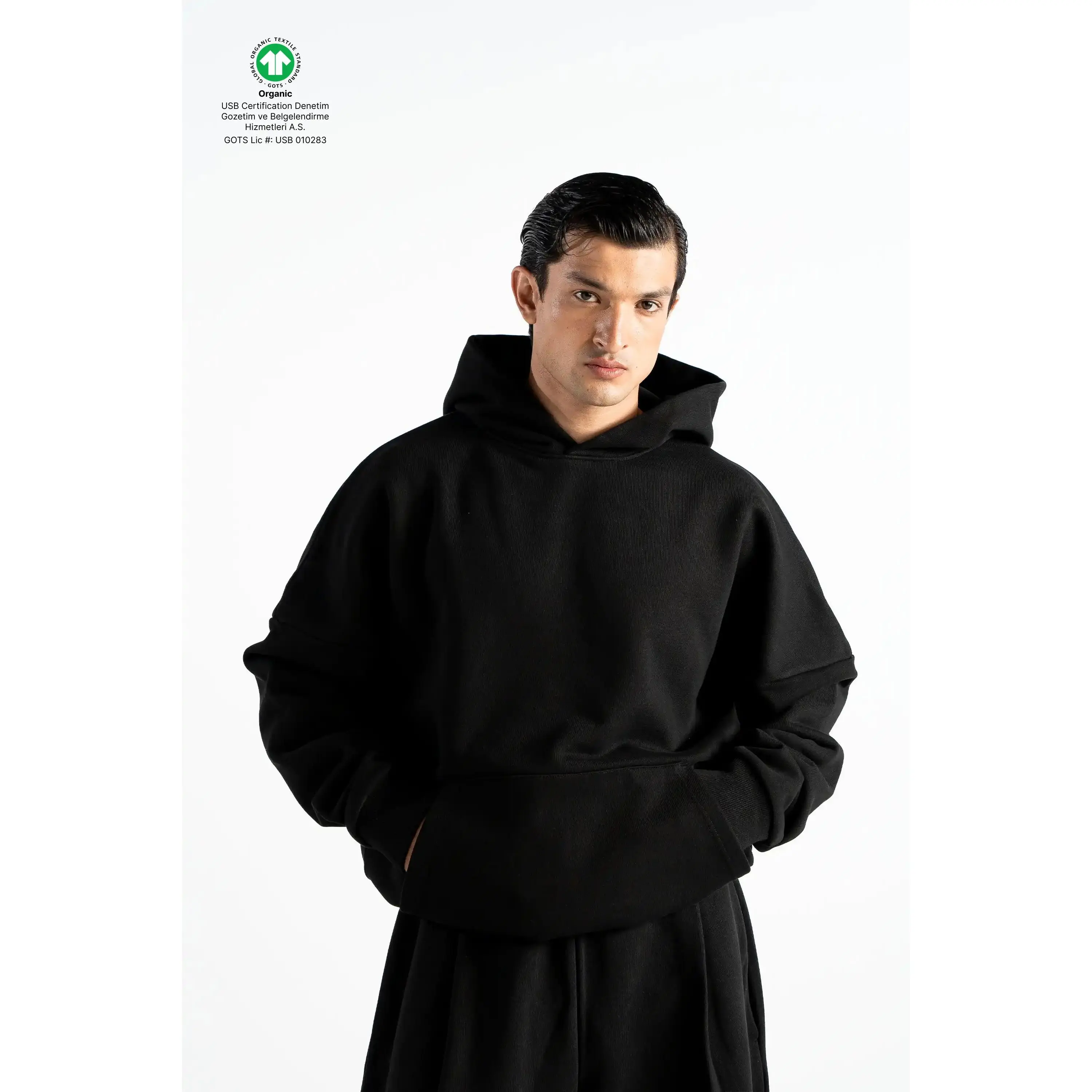 Y27 - Heavy Boxy Organic Hoodie — Midnight Black [520 GSM]