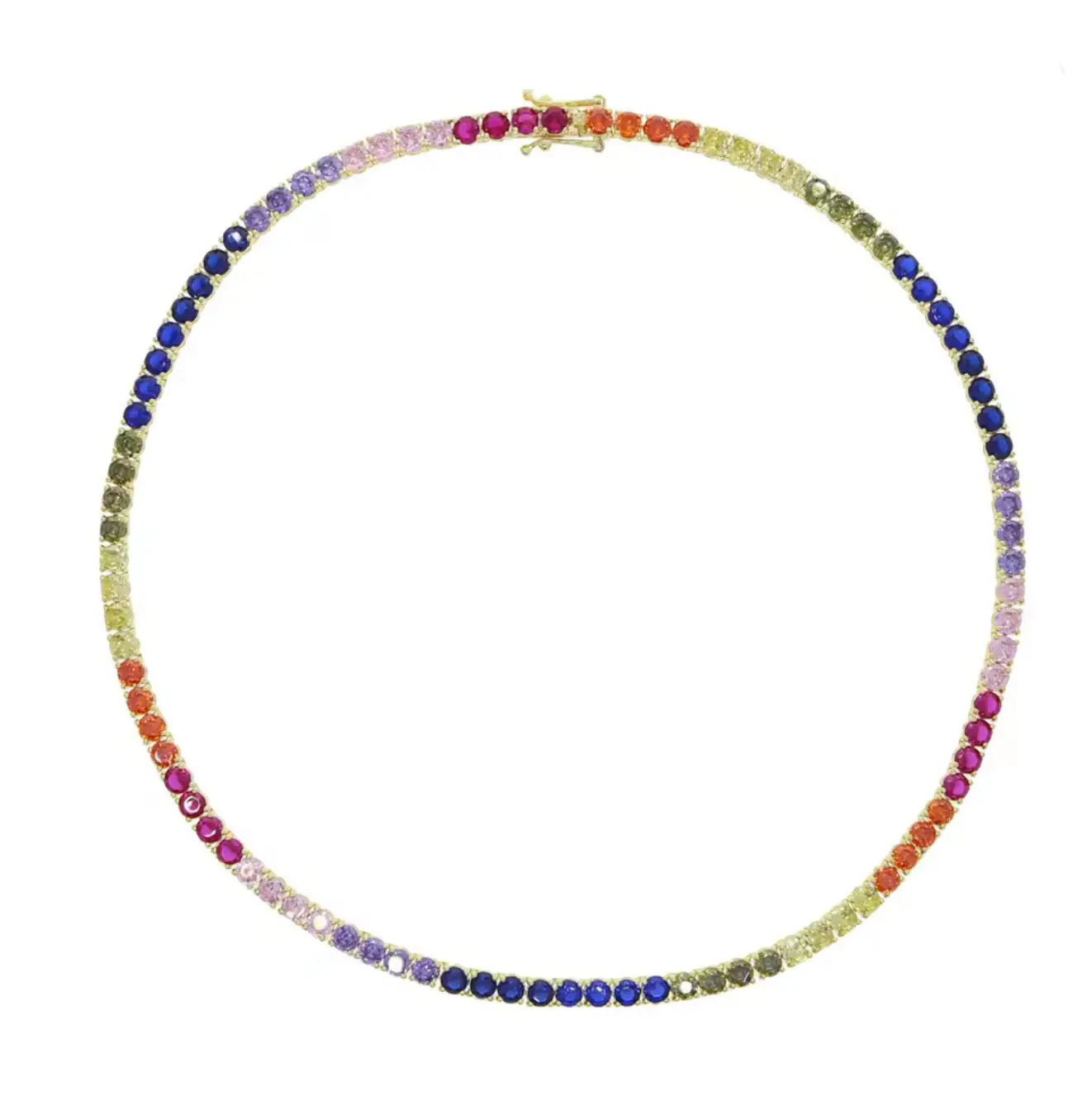 RAINBOW TENNIS NECKLACE 🌈
