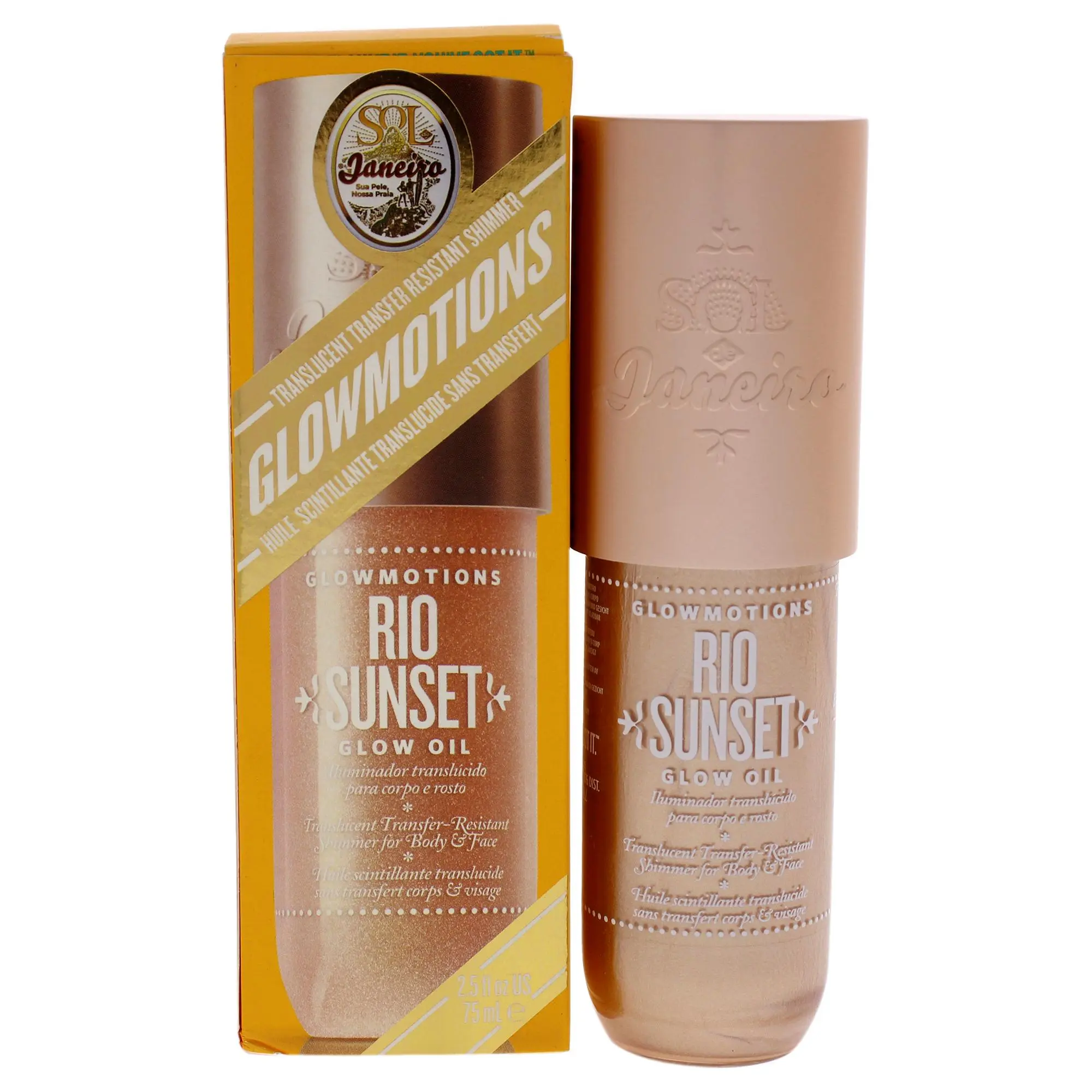 Glowmotions Rio Sunset Glow Oil by Sol de Janeiro for Unisex - 2.5 oz Oil