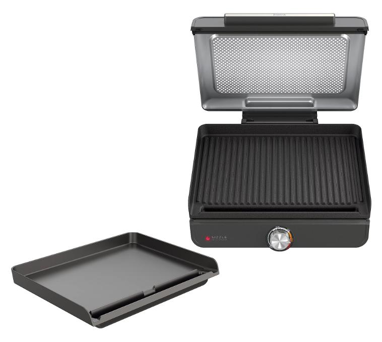 Sizzle Smokeless 14" Indoor Grill & Griddle