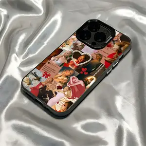 Anti-Drop Matte Phone Case for iPhone 16 15 14 13 12 11 Pro Max X XR XS Max 8 7 Plus, Singer A-Ariana Eternal Sunshine G-Grande Design