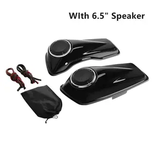 TCMT Hard Saddlebags Lids W/ 6.5" Speaker Fit For Harley Electra Street Glide 2014-2024