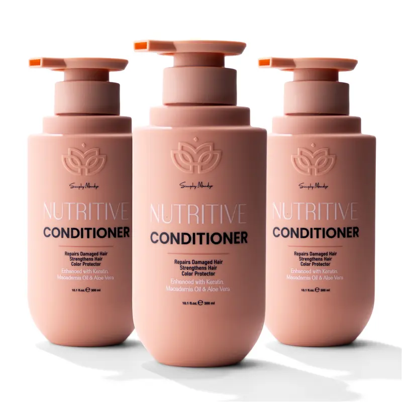 Simply Mandys Nutritive Conditioner Trio | Keratin & Argan Gloss Therapy