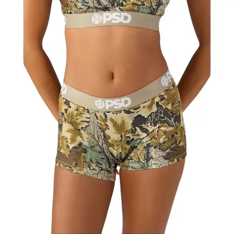 PSD Womens Realtree Classic Boy Short Underwear - Comfortable, Breathable, Ultra-light Fabric