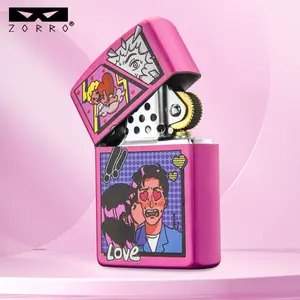 Valentine's Day gift colored kerosene lighter,birthday gift "Stealing Love", beautifully packaged in a gift box, symbolizing long-lasting love. Limited edition kerosene lighter from 2025, with collection and commemorative significance