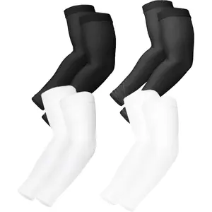 Outdoor Sun Protection Cooling Arm Sleeves for Men Women Youth, UPF 50  Arm Compression Sleeve