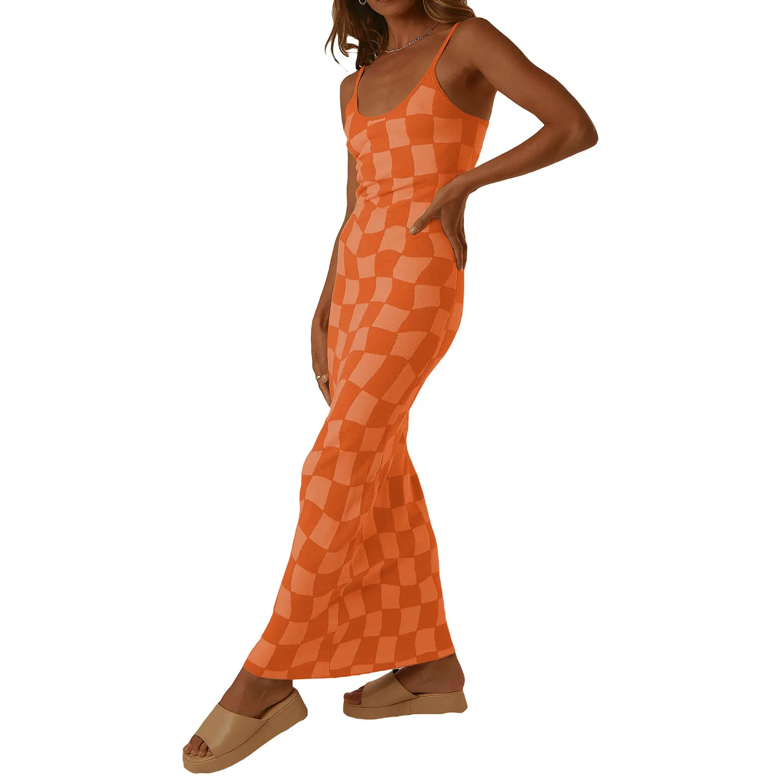 20782 small grid orange color