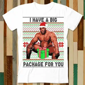 Barry Sitting On A Bed Big Package Sweatshirt, Ugly Christmas Xmas T Shirt, Adult Unisex Men Women Retro Design Tee Vintage Top A4832, Hoodie Gift